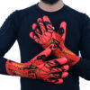 negative-cut-german-contact-latex-knitted-goalkeeper-gloves-vortex-seal-on-person Raqim Vortex Seal strapless goalkeeper gloves with knitted body